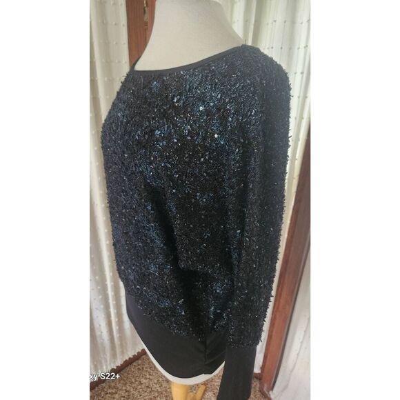 T60 Elloquent dressy sparkly sweater NWT - Picture 4 of 10